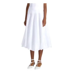 Liviana Conti Nederdele*Midi Skirts Hvid