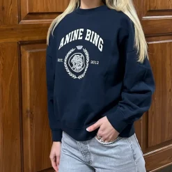 Anine Bing Sweatshirts*Miles Sweatshirt Collegiate Blå