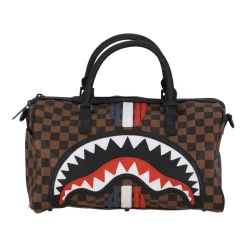 SPRAYGROUND Rejsetasker*Mini Fransk Maskine Duffle Taske /Sort Brun