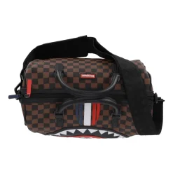 SPRAYGROUND Rejsetasker*Mini Fransk Maskine Duffle Taske /Sort Brun