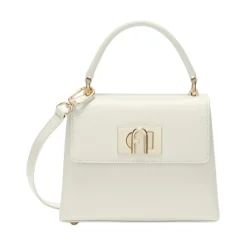 Furla Bæltetasker*Mini Top Håndtaske i Creme Beige