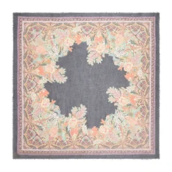 Etro Tørklæder*Mønstret Silke Georgette Tørklæde Multifarvet