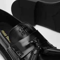 Miu Miu Loafers*Mocassino Sort