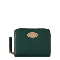 Mulberry Punge & Kortholder*Moderne Læderpung med Lynlås Grøn
