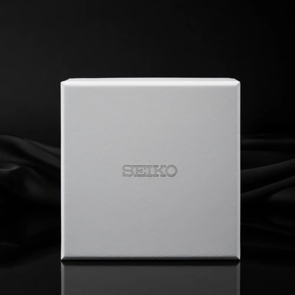 Seiko Ure*Moderne Sølvur til stilfulde brugere Sort