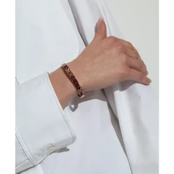 Tory Burch Smykker*Monogram Miller Stud Hinge Armbånd Brun