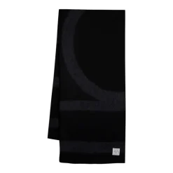 TotêMe Tørklæder*Monogram Twill Scarf Sort