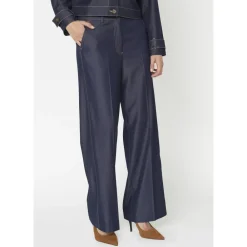 Co'Couture Bukser*Mørke Denim Bukser Terrycc Denim Pant Jakke Blå