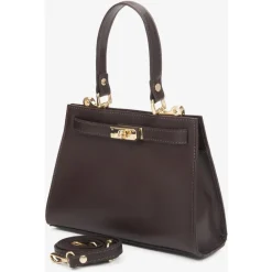 Estro Håndtasker*Mørke Satchel Håndtaske Brun