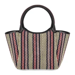Emporio Armani Indkøbstasker*Vævet Indkøbstaske med EA Logo Multifarvet