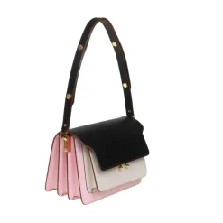 Marni Skuldertasker*Nero-Rosa-Nocciola Skuldertaske Multifarvet