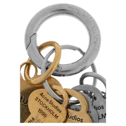 Acne Studios Tilbehør Til Tasker*Nøglering Grå