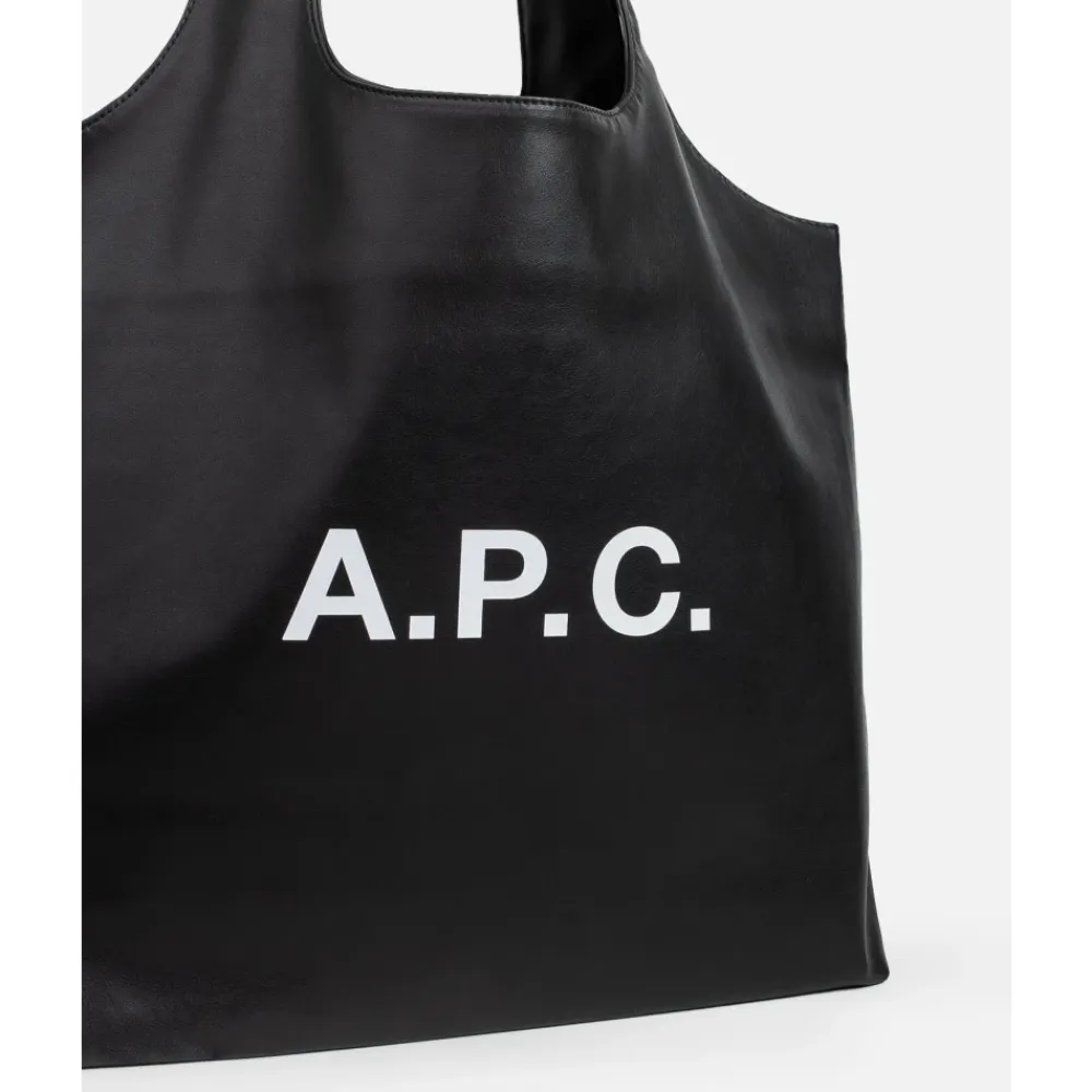 A.P.C. Indkøbstasker*Ninon Tote Bag i Sort