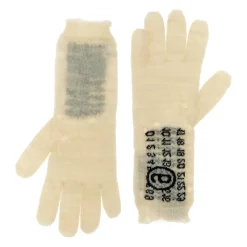 MM6 Maison Margiela Handsker*Numeric Signature Gloves Beige