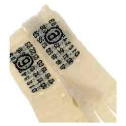 MM6 Maison Margiela Handsker*Numeric Signature Gloves Beige