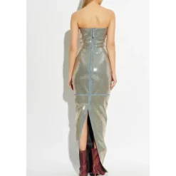 Rick Owens Kjoler*Off-shoulder Kjole Blå