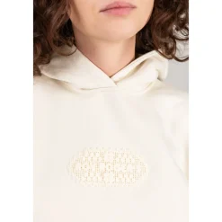 Roy Roger's Striktrøjer & Sweatere*Old Glory Hoodie Beige