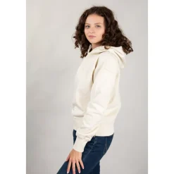 Roy Roger's Striktrøjer & Sweatere*Old Glory Hoodie Beige