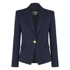 Balmain Jakker*One-button Wool Blazer Blå