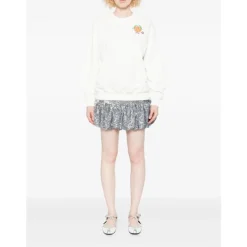 Casablanca Sweatshirts*Orange Sweatshirt til Kvinder AW25 Hvid