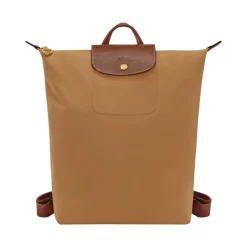 Longchamp Rygsække*Original Foldbar Rygsæk med Klap og Trykknap Brun