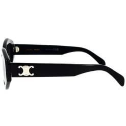 CELINE Solbriller*Ovale solbriller med grå linser Sort