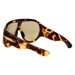 Bottega Veneta Solbriller*Oversized Shield Sunglasses Brun