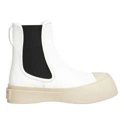 Marni Chelsea Boots*Pablo Beatle Støvler Hvid