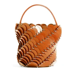 Rabanne Skuldertasker*Paco Piccola Bucket Bag Orange