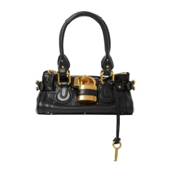 Chloé Håndtasker*Paddington Leather Shoulder Bag Sort