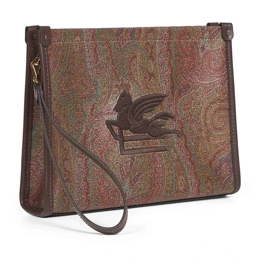 Etro Clutch*Paisley Clutch Brun