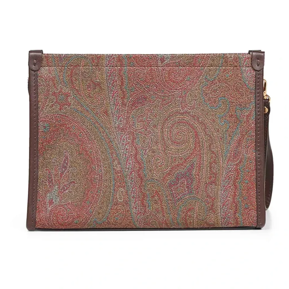 Etro Clutch*Paisley Clutch Brun