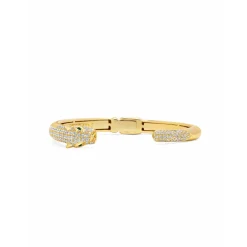 Nialaya Smykker*Panther Cuff Bangle Gul