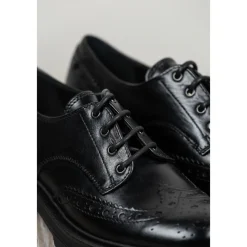 Carmens Snøresko*Patty Derby Sierra A56117 Sort