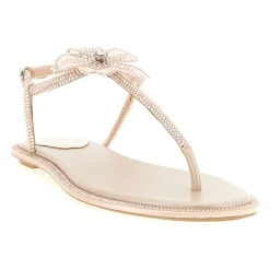 René Caovilla Sandaler*Peach Flower Sandal Pink
