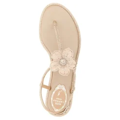 René Caovilla Sandaler*Peach Flower Sandal Pink