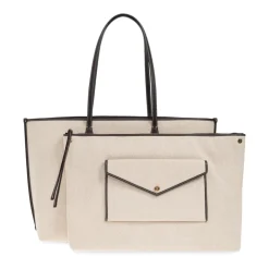 Tory Burch Indkøbstasker*Perry Shopper Bag Beige