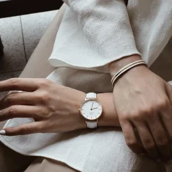 Daniel Wellington Ure*Petite 28mm Ur Hvid