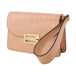Victoria Beckham Clutch*Croc-Embossed Læder Håndtaske Pink
