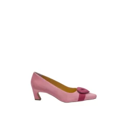 FABIENNE CHAPOT Pumps|Stiletter*Heart Buckle Læder Pumps Pink