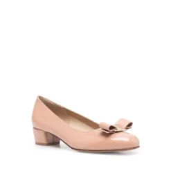 Ferragamo Pumps*Patent Læder Ballet Flats Pink