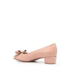 Ferragamo Pumps*Patent Læder Ballet Flats Pink