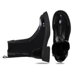 Cesare Gaspari Chelsea Boots*Platform Chelsea Boots Sort