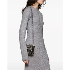 Rabanne Skuldertasker*Pochette Grå