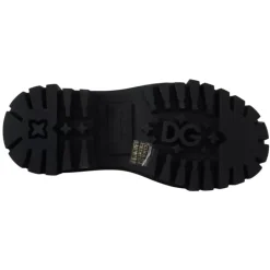 Dolce & Gabbana Snøresko*Poleret kalveskinds Trekking Derby Sort