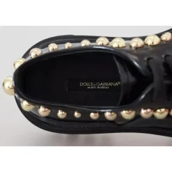 Dolce & Gabbana Snøresko*Poleret kalveskinds Trekking Derby Sort
