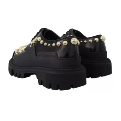Dolce & Gabbana Snøresko*Poleret kalveskinds Trekking Derby Sort