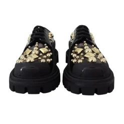 Dolce & Gabbana Snøresko*Poleret kalveskinds Trekking Derby Sort
