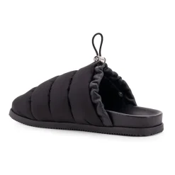 Moncler Loafers*Polstret læder-mule med lomme Sort