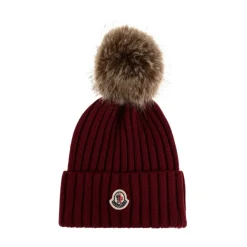 Moncler Huer & Kasketter*Pom Pom Hat Rød
